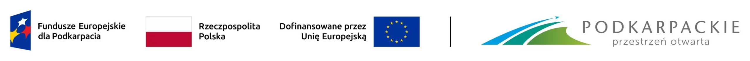Zestawienie znakóww: Fundusze Europejskie, Barwy Rzeczypospolitej Polskiej, Unia Europejska