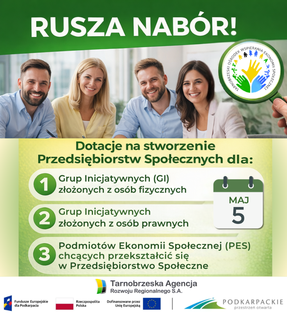 OGŁOSZENIE NABORU NR 3/GI/PES/TOWES dla: – GRUP INICJATYWNYCH